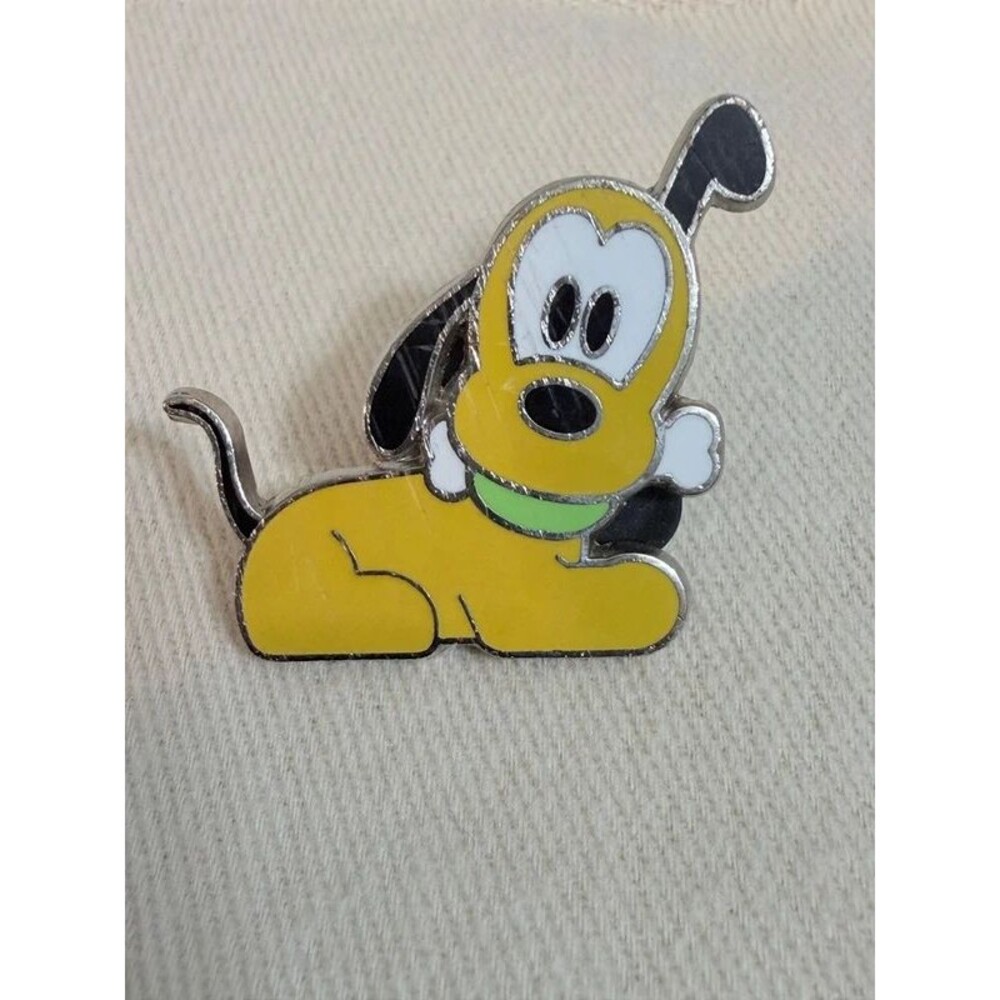 Disney Pluto Lying Down with Bone Trading Pin